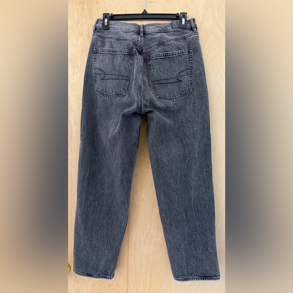 American Eagle Outfitters Dark Gray Straight Leg Jeans - Picture 8 of 12